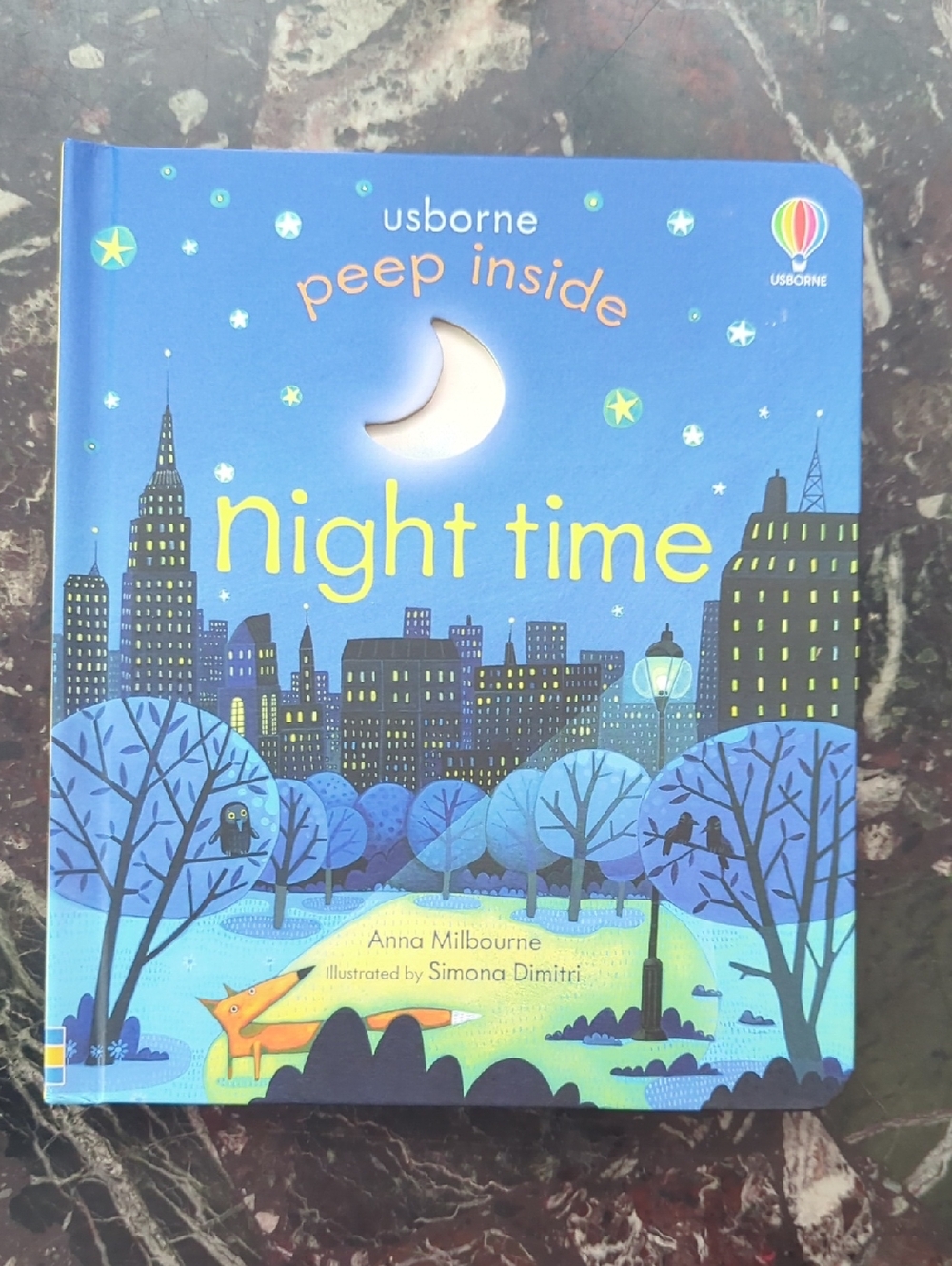 Usborne Book - Peep Inside - Night Time